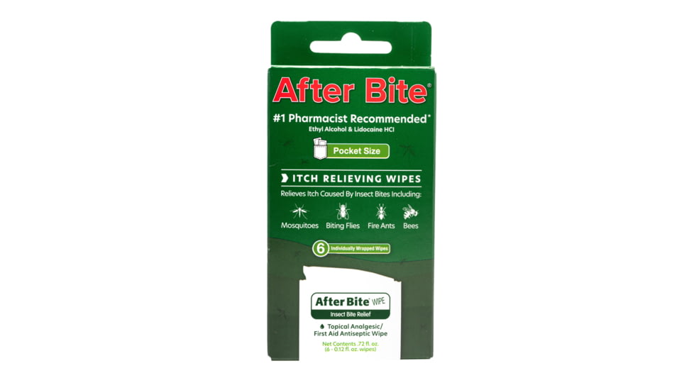 After Bite Wipes, Travel Pack, 0006-1068