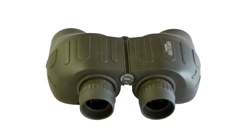 AGM Global Vision 7x50mm Porro/Bak4 Mil-Spec Daytime Binoculars, Green 4407XX50PRGMSB