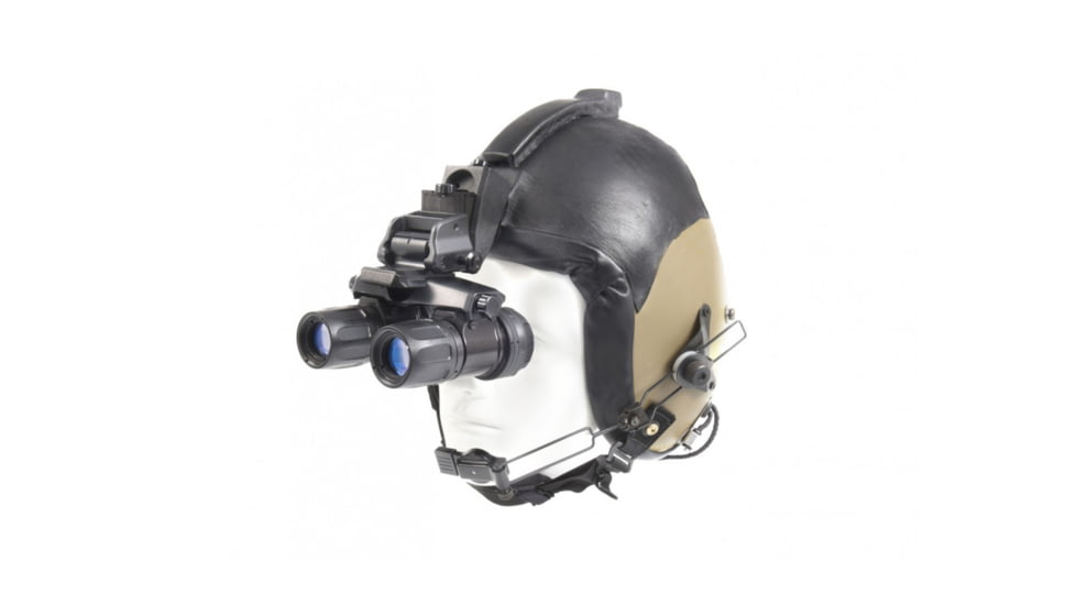 AGM Global Vision Apache A9 Aviator Night Vision Aviation Goggle System, Gen 3, Auto-Gated, Level 1, Black, 12AA9123353111