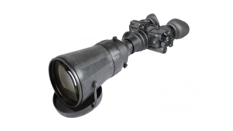 AGM Global Vision FoxBat-LE7 NL1 Night Vision Bi-Ocular W/Sioux850 Long-Range Infrared Illuminator, 7.4x, Gen 2 Plus, Level 1, Black, 13.5 6.0 4.1, 13FXL722253011