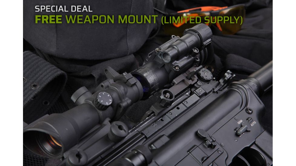 AGM Global Vision MUM-14A Multi-Purpose Night Vision Monocular, Mil-Spec, Gen 2+ Level 3, Black 11M14122353031