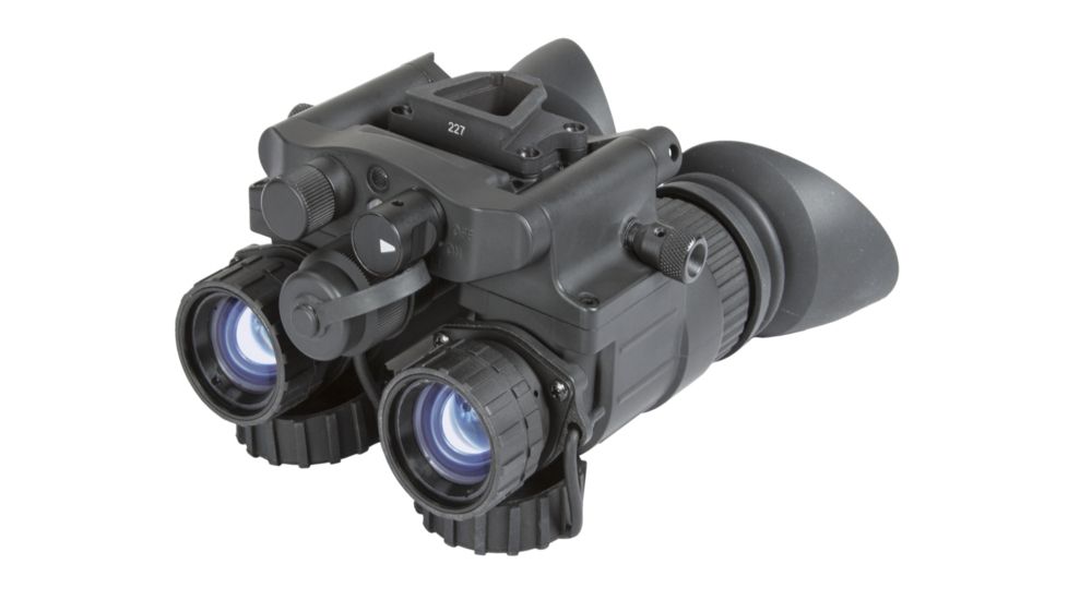 AGM Global Vision NVG40 1x27mm Dual Tube Night Vision Goggle/Binocular Gen 2+, F/1.3, White Phosphor, Black, 12NV4122454011