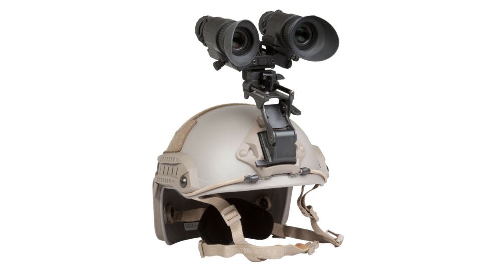 AGM Global Vision NVG50 1/3x19mm Dual Tube Night Vision Goggle/Binocular 51 degree FOV Gen 2+, F/1.26, Level 1, Black, 12NV5122453011