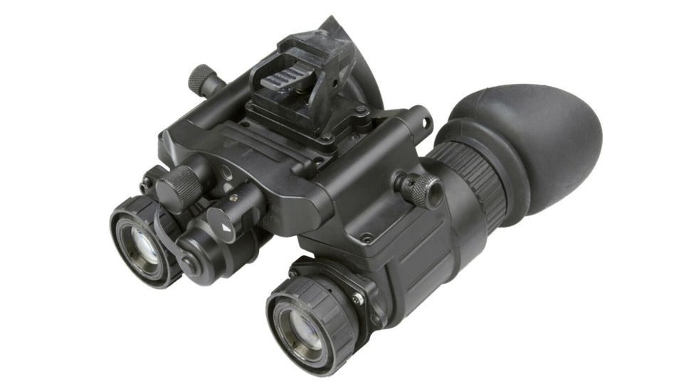 AGM Global Vision NVG50 1/3x19mm Dual Tube Night Vision Goggle/Binocular 51 degree FOV Gen 2+, F/1.26, Level 1, Black, 12NV5122453011