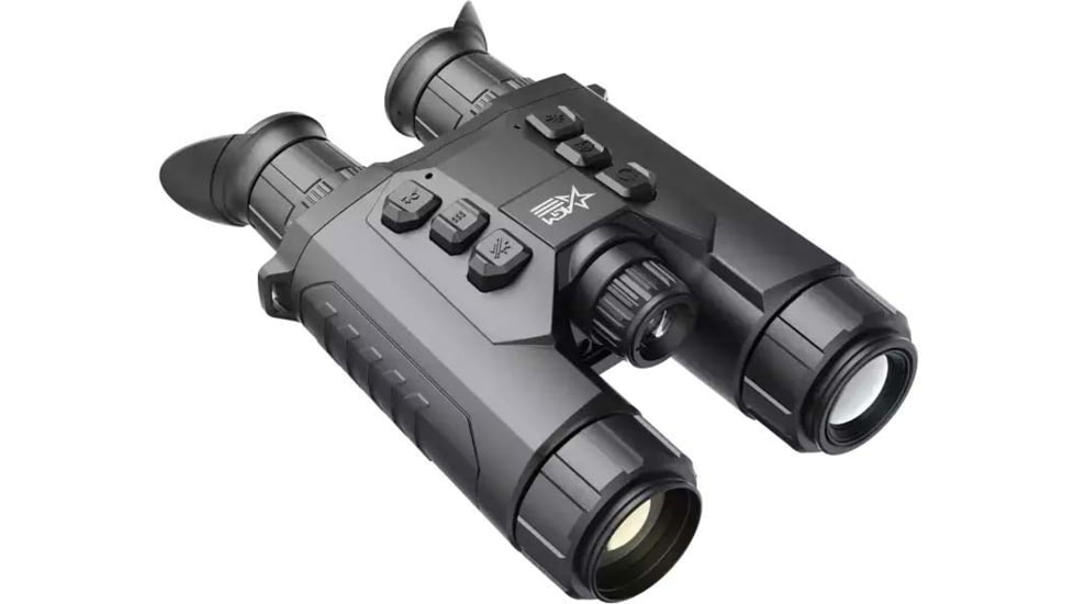 AGM Global Vision ObservIR LRF 35-384 Thermal &amp; Digital Day/Night Vision Binocular, 384x288, 50hz, Black, OBSE35-384-LRF