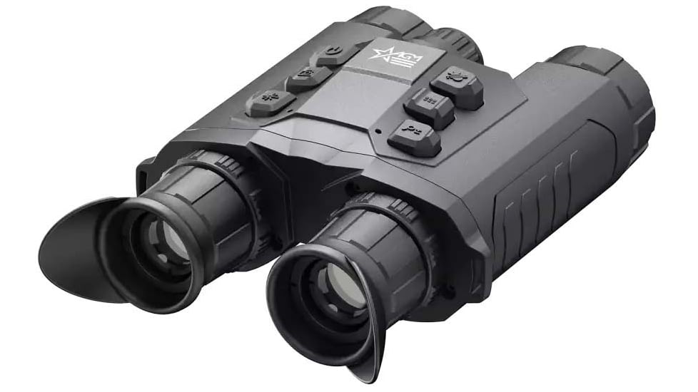 AGM Global Vision ObservIR LRF 35-384 Thermal &amp; Digital Day/Night Vision Binocular, 384x288, 50hz, Black, OBSE35-384-LRF