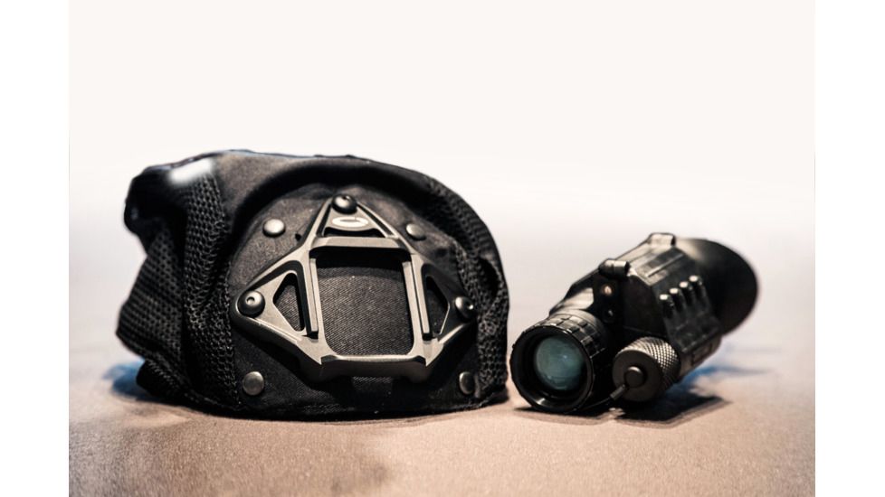 AGM Global Vision PVS-14 OMEGA Multi-Purpose Night Vision Monocular, Mil-Spec, Gen 2+ White Phosphor, Photonis IIT, /w Manual Gain, Black 11PO4122454011