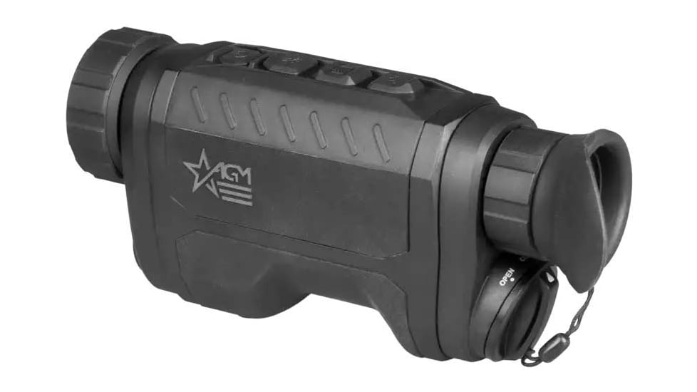 AGM Global Vision ReachIR LRF 35-640 2-16x35mm Thermal Monocular w/Built-in Laser Range Finder, 50Hz, 640x512, Black, REAC35-640-LRF