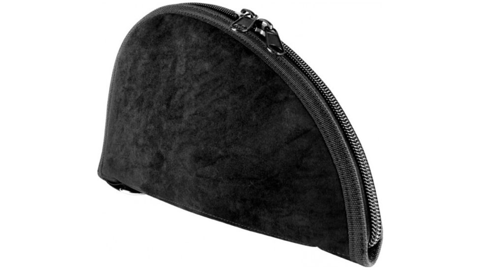 AIM Sports Inc Faux Suede Pistol Case/Black CB01