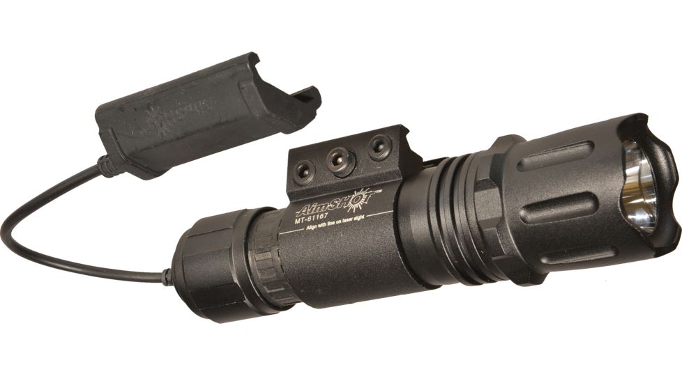 AimShot 550 Lumen Cree LED Flashlight Kit with Mounts, Rail Mounted Pressure Switch, TX860