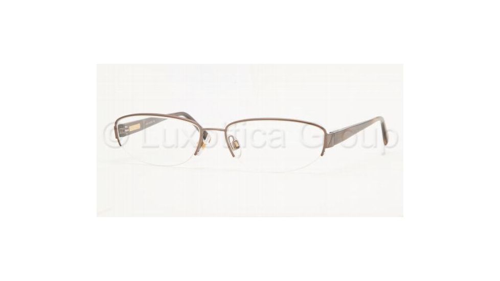 AK Anne Klein AK9064 Eyeglasses with Non-Rx Lenses 453-5316 - Dark Brown 