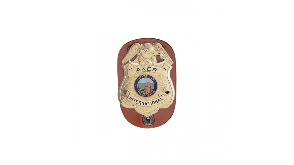 Aker Leather Aker - 590 Clip-on Federal Badge Holder - A590-TP