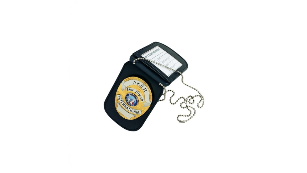 Aker Leather Aker - 597 Neck Badge And Id Holder - A597-BP