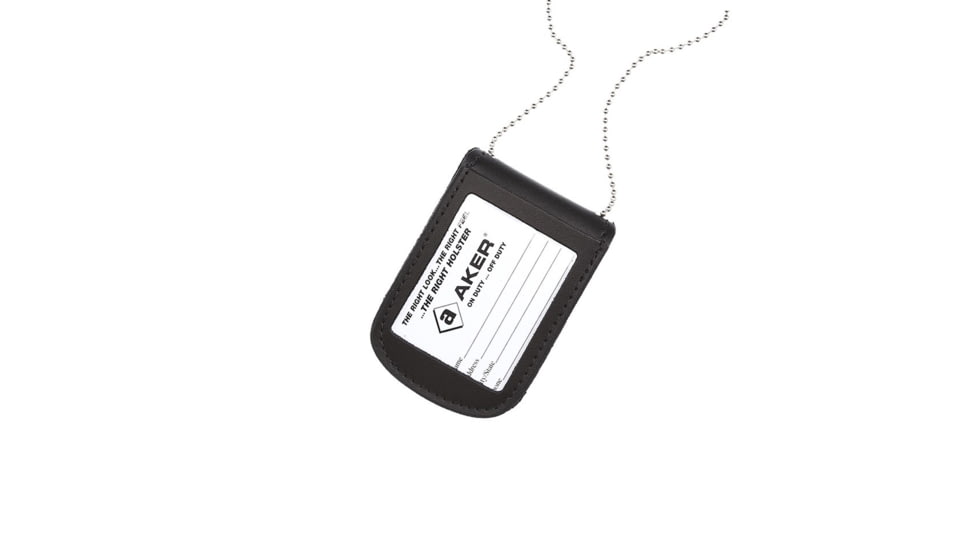 Aker Leather Aker - 597 Neck Badge And Id Holder - A597-BP