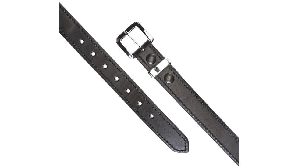 Aker Leather B22 1.25in Concealed Carry Gun Belt, 28 in, Plain, Black, B22-BP-28