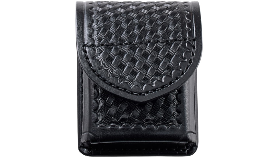 Aker Leather Narcan Holder, Small, Basketweave, Black, A558-BW-V