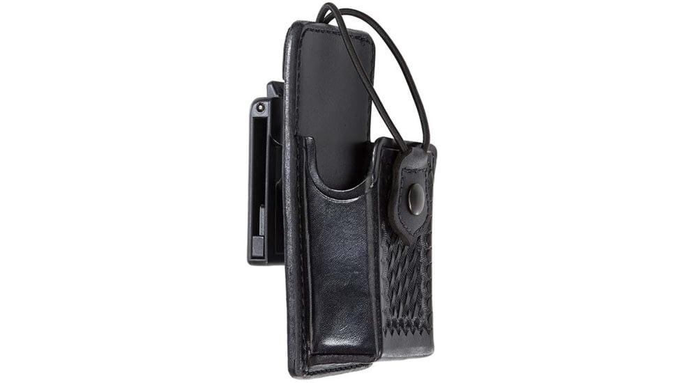 Aker Leather Swivel Radio Holder, Motorola XTS 3000, Basketweave, Black, A588-BW-XTS3000