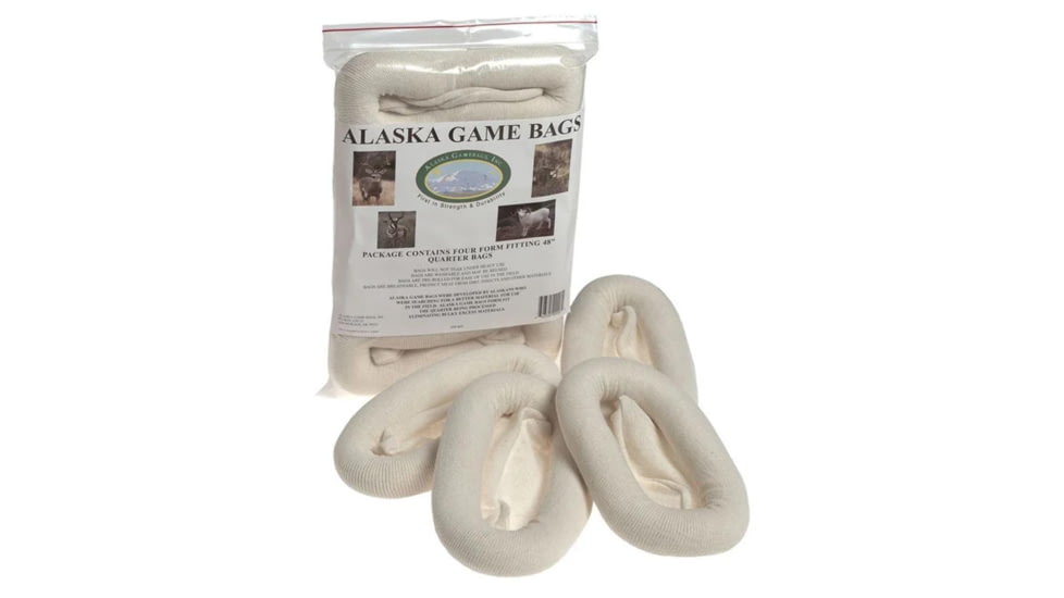 Alaska Game Bags Alaska Game Bags Guide Series Rolled Quarter Game Bag Double Weight 48" Quarter Bags 4/ct, DSC448HW