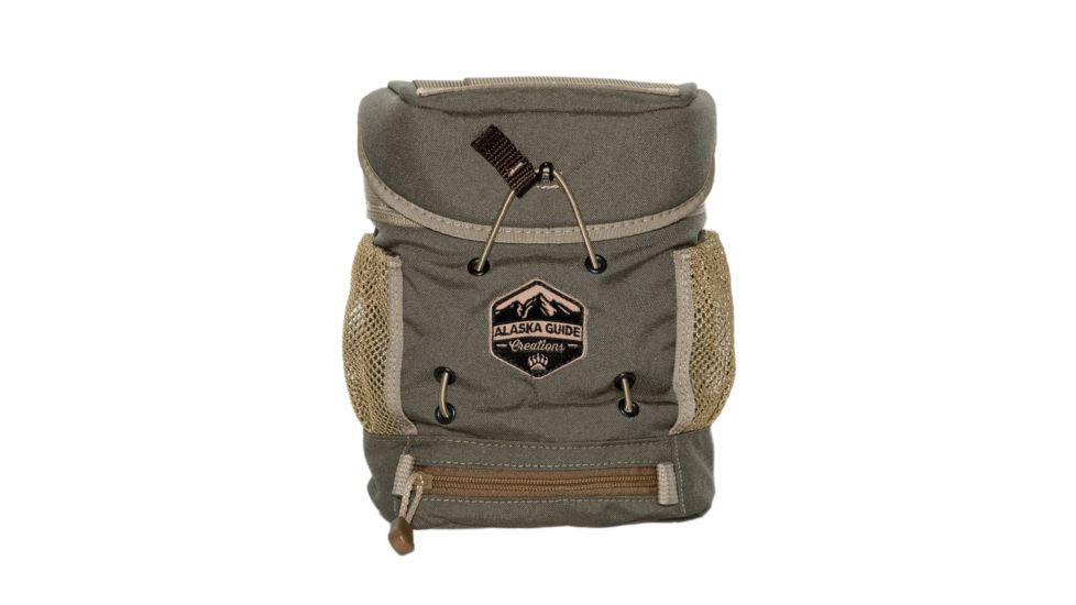 Alaska Guide Creations The Kodiak Kiss Binocular Harness w/ Max Pocket, Up To 42mm Objective Lenses, Ranger Green KSM-RG