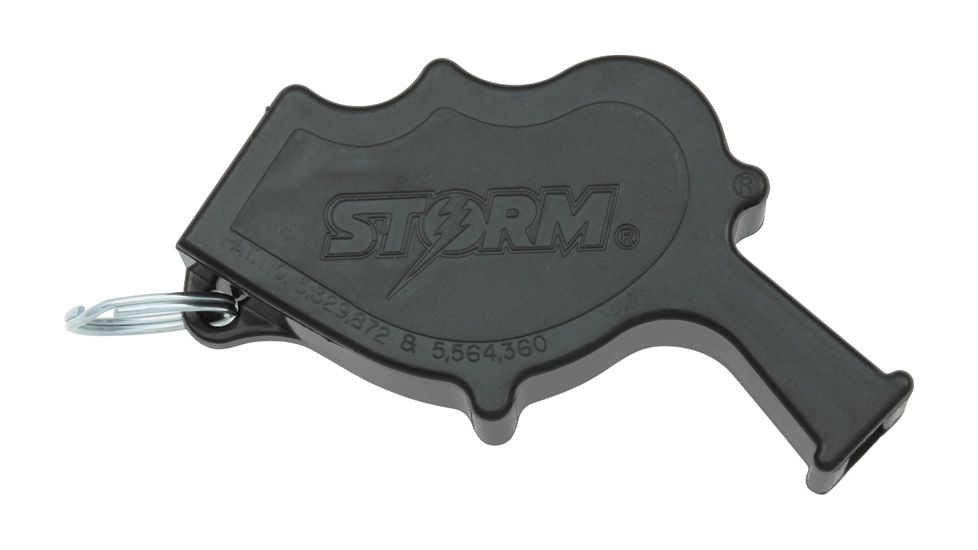All Weather Safety Whistle Storm Safety Whistle., Black AW1BK