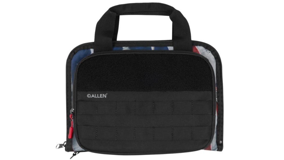 Allen Victory Taper Pistol Case, 2 Handguns, Red/White/Blue, 1122