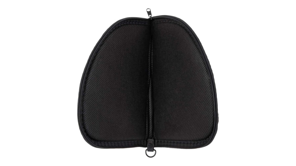 Allen Ruger Full-Size Polyester Pistol Case w/Lockable Zipper and D-ring, Full-Size, 8in Length, Screen-Printed, Soft Lining, Gray, 27452