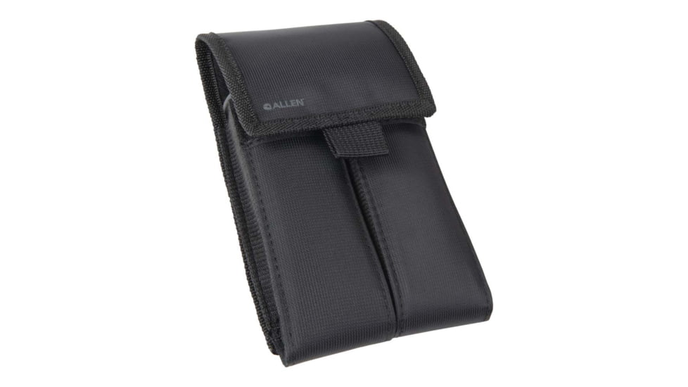 ALLEN 78-7 PISTOL CASE W/MAG POUCH COMPACT BLK