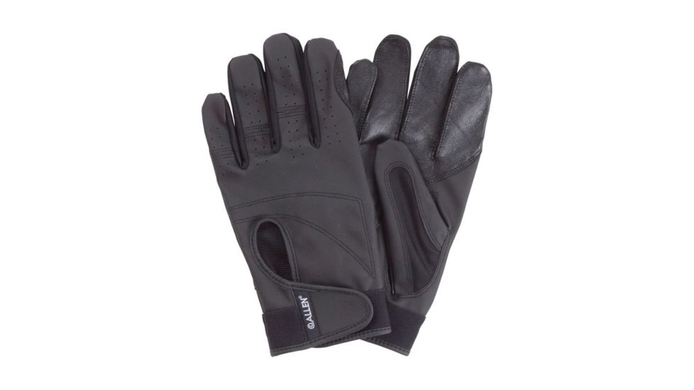 Allen Aspen Leather Gloves, Black, Large, 23053