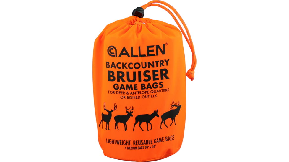 Allen Backcountry Bruiser Deer Game Bag Set, Orange, Polyester, 4 Bags, 6591