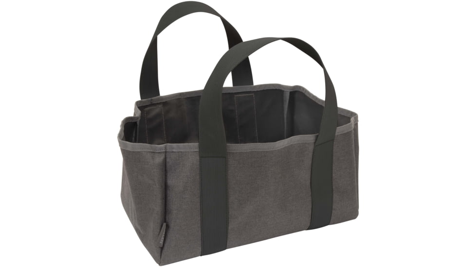 Allen Competitor Premium Molded Lockable Range Bag, Internal Tote and Fold-Up Gun Mat, Heather Gray/Red, 16.6 in x 9 in x 11.8 in, 8325