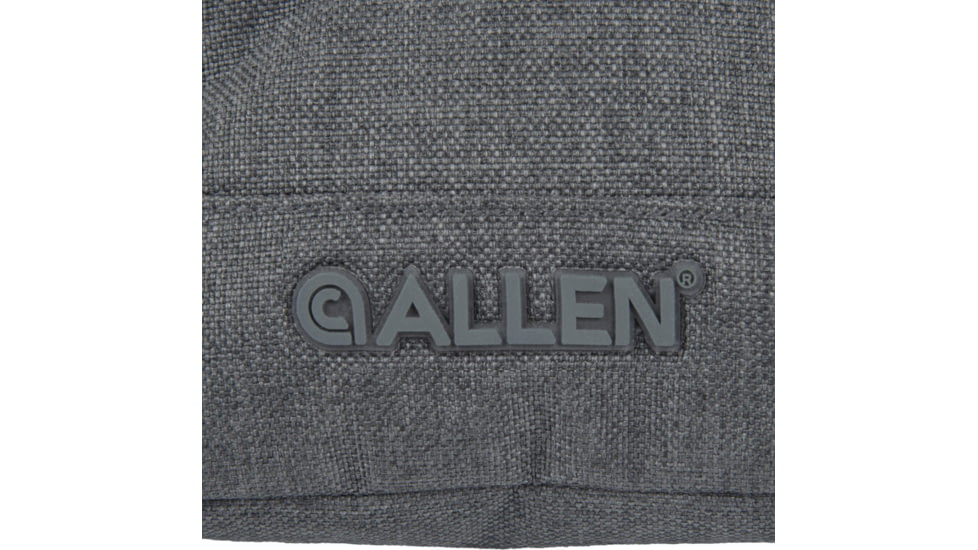 Allen Eliminator Front/Rear Range Bag Combo w/Connected Style Front and Rear, Gray, Polyester, 18415