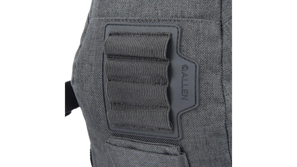 Allen Eliminator Front/Rear Range Bag Combo w/Connected Style Front and Rear, Gray, Polyester, 18415