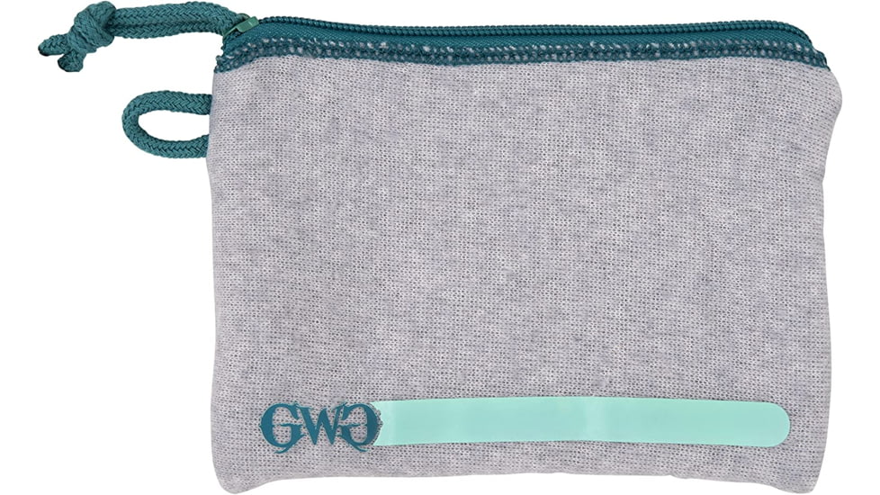 Allen Girls With Guns Lockable Handgun Storage Pouch, Compact, 5-Inch to 7-Inch Handguns, Gray/Blue, 9073