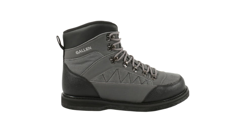 Allen Granite River Wading Boots, Gray, Size 11, 15741
