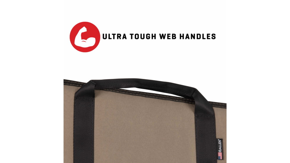 Allen Leadville 52in Shotgun Case, Tan/Black, 131-52