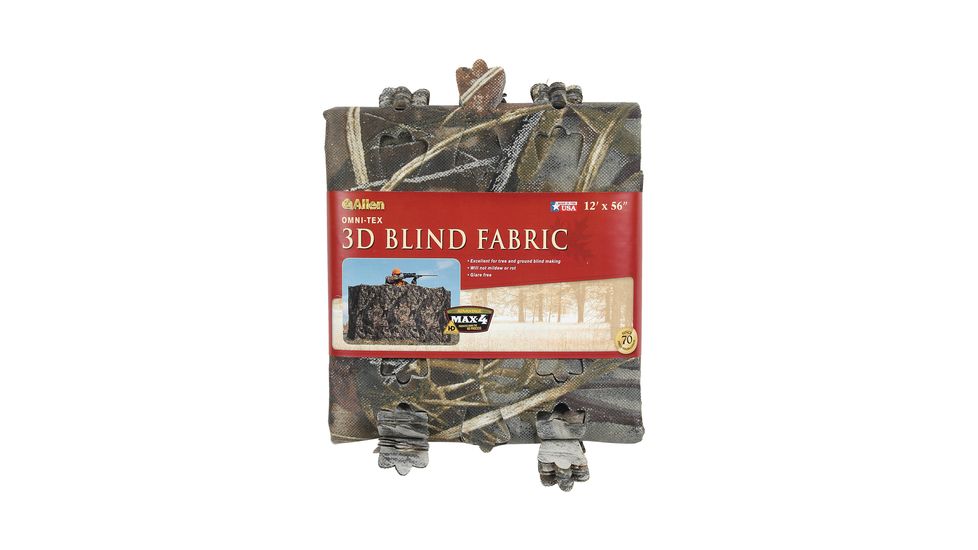 Allen Omni-Tex Die-Cut Leaf Pattern Blind Fabric Realtree Max-4 Camouflage 56 Inches X 12 Feet