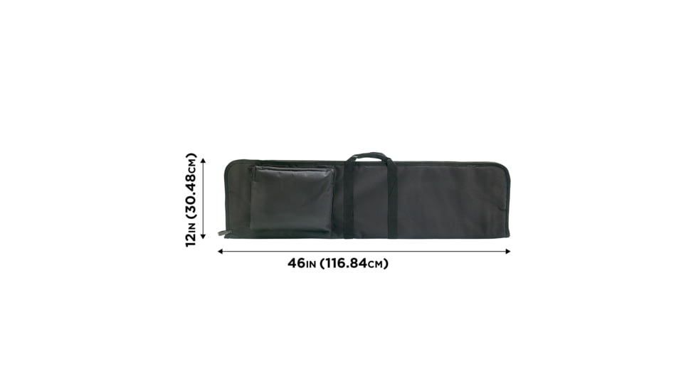 Allen Riot Shotgun Case with Pocket 44 Inch Black