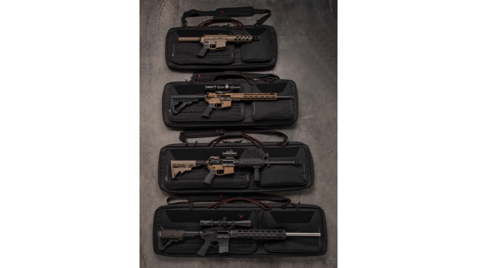 Allen Tac Six Squad 42 in Tactical Gun Case, Black, 10836