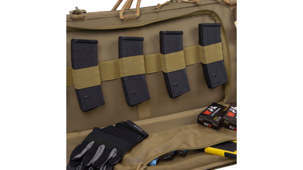 Allen Tac Six Squad 42 in Tactical Gun Case, Coyote, 10837