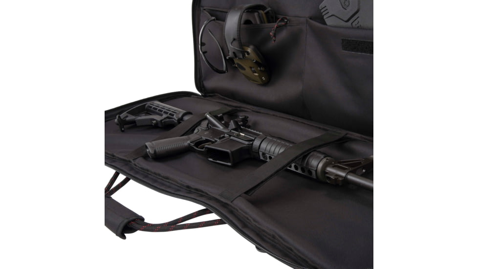 Allen Tac Six Unit 38 in Tactical Gun Case, Black, 10838