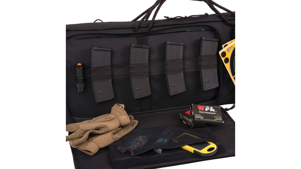 Allen Tac Six Unit 38 in Tactical Gun Case, Black, 10838