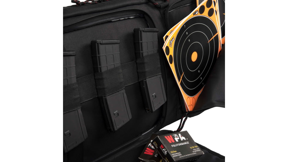 Allen Tac Six Unit 38 in Tactical Gun Case, Black, 10838