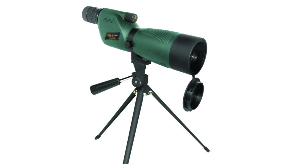 Alpen 15-45x60mm Compact Straight Spotting Scope, Green, 725N