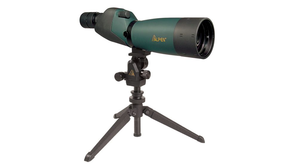 Alpen 20-60x80 Waterproof Straight Micro Adjust Spotting Scope w/ Tripod - 768Scope