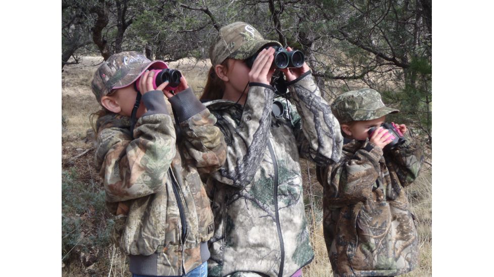 Alpen Breast Cancer Foundation 8x25mm Wide Angle Prism Binoculars, Pink - 263PINK