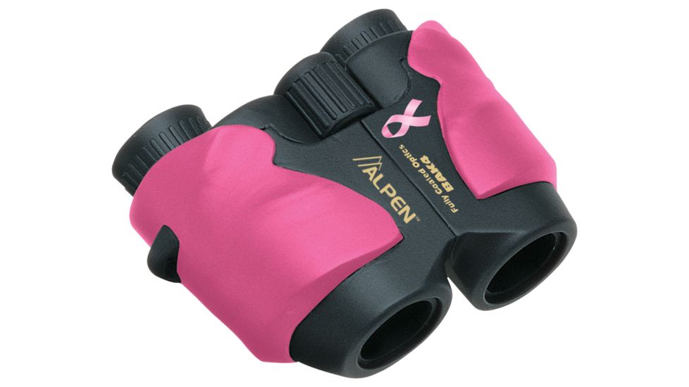 Alpen Breast Cancer Foundation 8x25mm Wide Angle Prism Binoculars, Pink - 263PINK