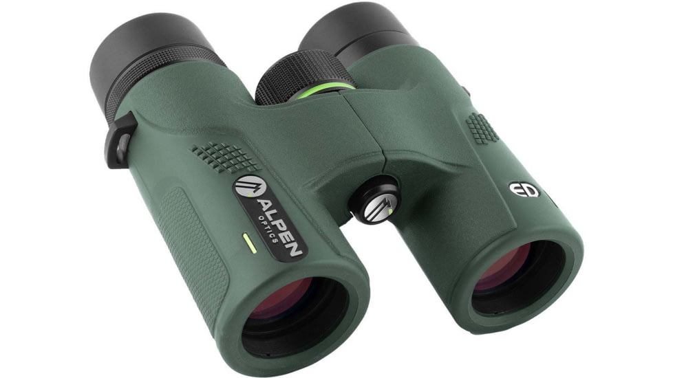 Alpen Chisos ED 6.5x32mm Roof BK4 Prism Binocular, Green, 1212932