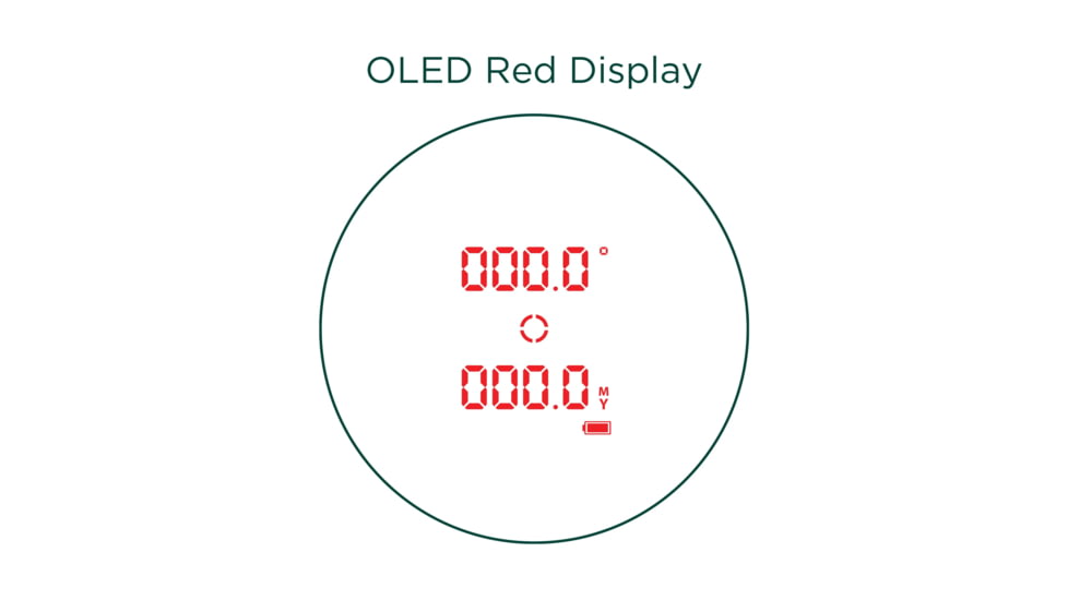 Alpen Crestone XP 7X24mm Laser Rangefinder, Green, 1212264