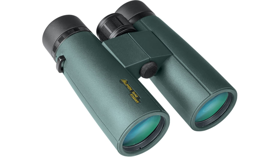 Alpen Kodiak 8x42 Binocular, BAK4, Multicoated, Dark Green, Medium Roof, 828