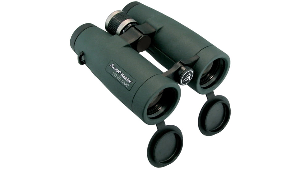 Alpen Rainier 10x42 HD ED Waterproof Long Eye Relief Roof Prism Binoculars, Matte 77